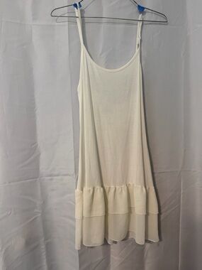 Women’s Cream Ruffle-Hem Camisole